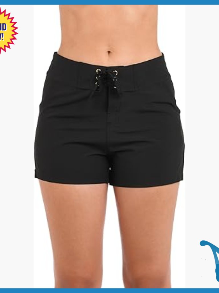 3" Inseam Board Shorts With Front Pockets For Water Sports